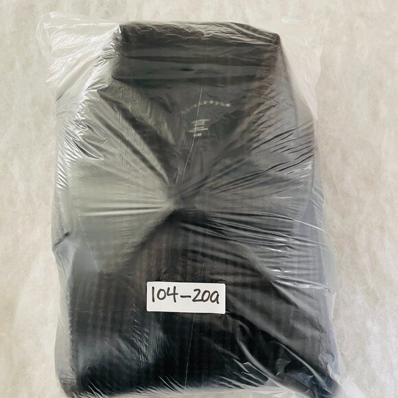 Apostrophe Womens Black Double Breasted Hip Length Wool Blend Trench Coat Sz XL - Picture 9 of 9